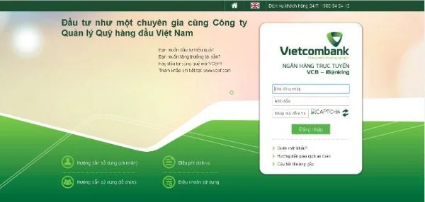 Vietcombank cảnh báo giao dịch giả mạo ngân hàng điện tử