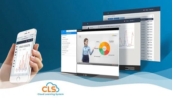 Giao diện Hệ thống quản lý đào tạo trên nền tảng đám mây CLS - Cloud Learning System