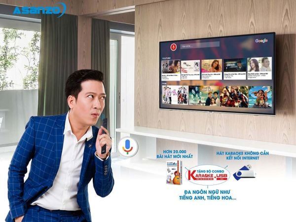 Ra mắt tính năng Voice Search trên Smart TV Asanzo