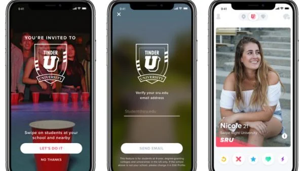 Tinder đang tung ra phiên bản Tinder U dành cho sinh viên