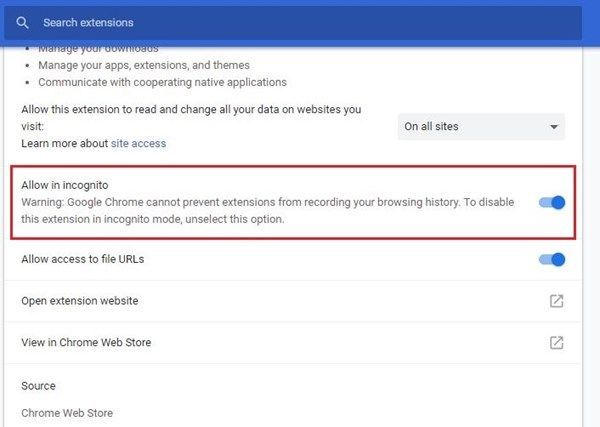 [Thủ thuật] Chạy tiện ích mở rộng Chrome ở chế độ ẩn