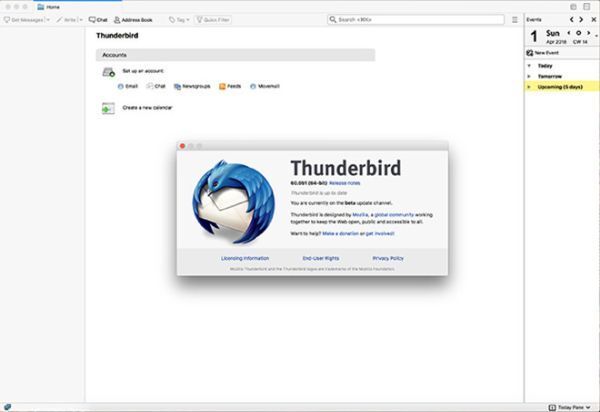 Mozilla Thunderbird hứa hẹn nhanh hơn trong năm 2019