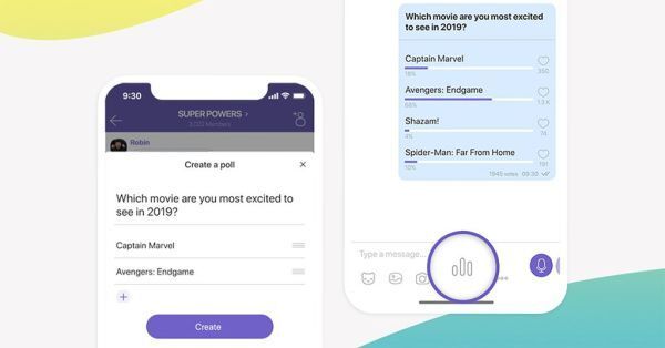Viber thêm tính năng Poll vào Viber Chats