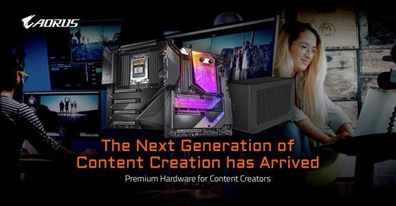 GIGABYTE giới thiệu phần cứng hàng đầu cho các nhà sáng tạo nội dung