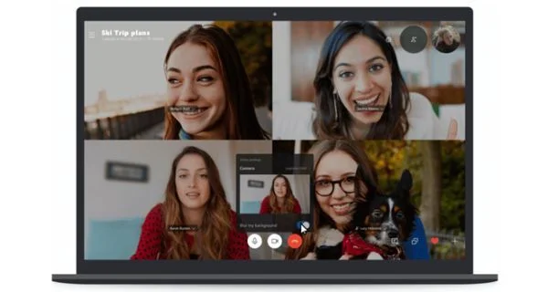 Skype hỗ trợ tính năng làm mờ phông video