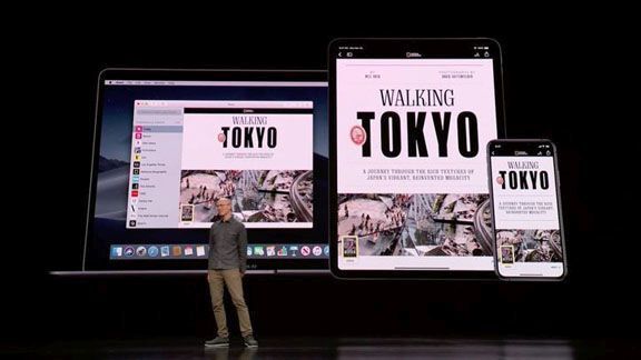 Ứng dụng Apple News+ cho phép người sử dụng đọc tin tức từ hơn 300 tạp chí nổi tiếng trên thế giới.
