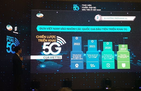 Thử nghiệm thành công cuộc gọi 5G đầu tiên tại Việt Nam