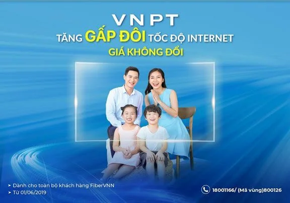 VNPT sẽ tăng gấp đôi tốc độ Internet cố định với mức giá không đổi