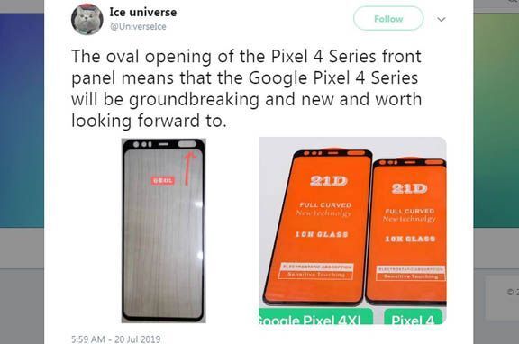 Pixel 4 và Pixel 4 XL có thể được trang bị cảm biến cử chỉ