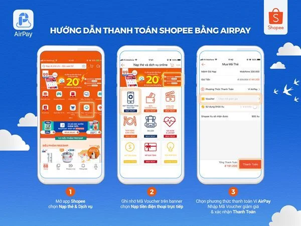 ưu đãi khách hàng, Shopee Việt Nam, Shopee, Nạp Thẻ & Dịch Vụ,