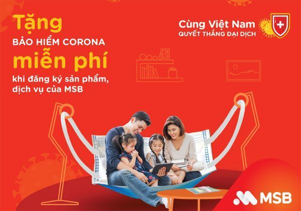 MSB tặng bảo hiểm Corona Guard và nước rửa tay miễn phí cho khách hàng