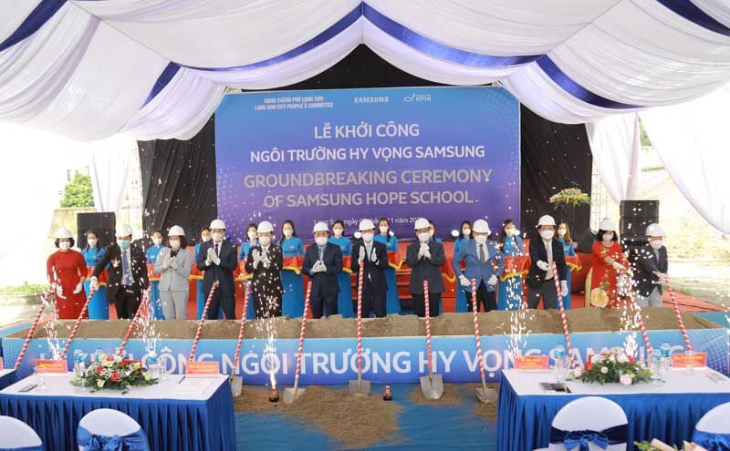 Khởi công Ngôi trường Hy vọng Samsung thứ tư