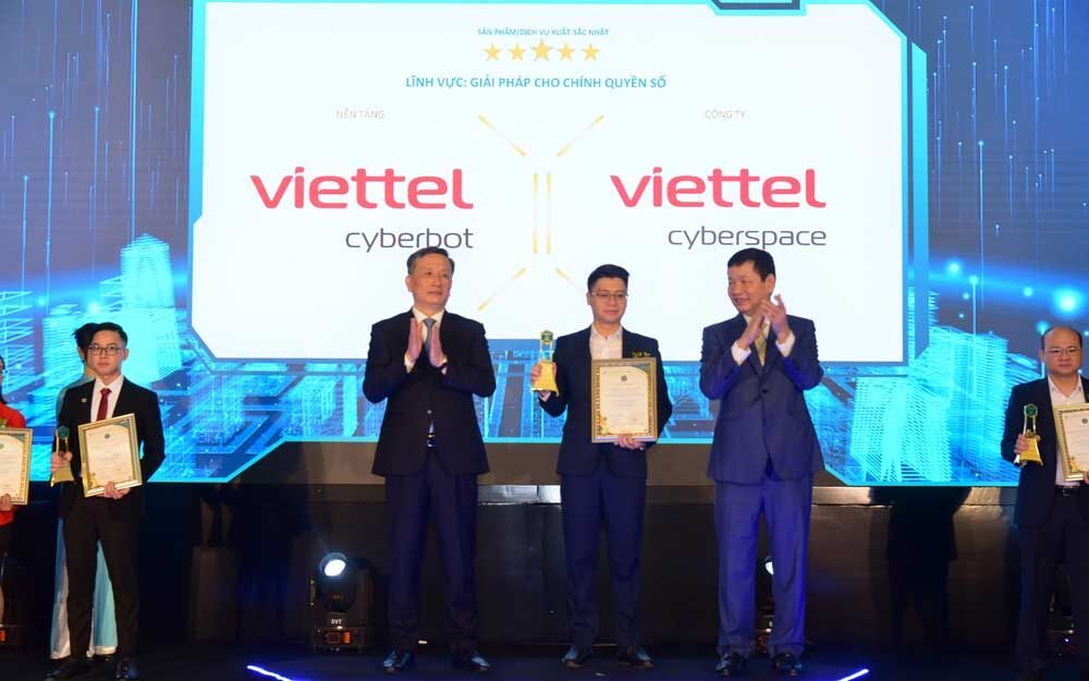 Viettel Cyberbot giành giải 5 sao duy nhất về Giải pháp cho chính quyền số
