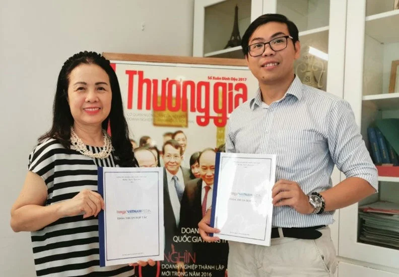 Tạp chí Thương Gia hợp tác cùng Công ty công nghệ VietnamPedia