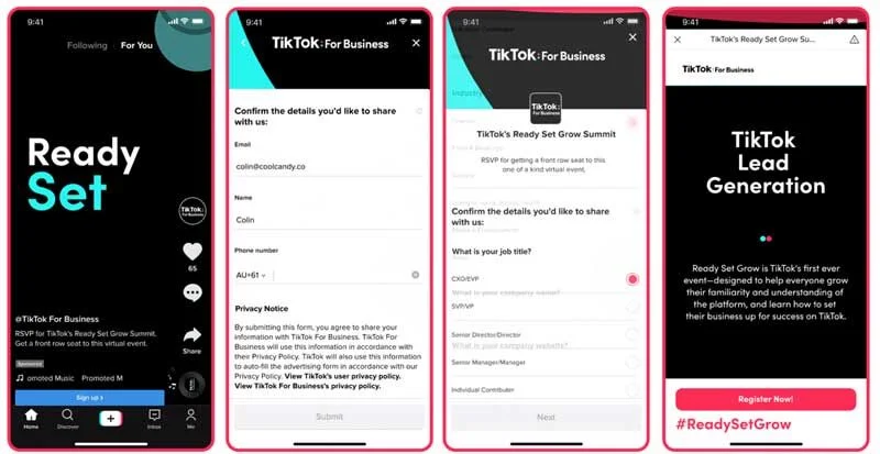 TikTok ra mắt Giải pháp thu hút khách hàng tiềm năng cho doanh nghiệp