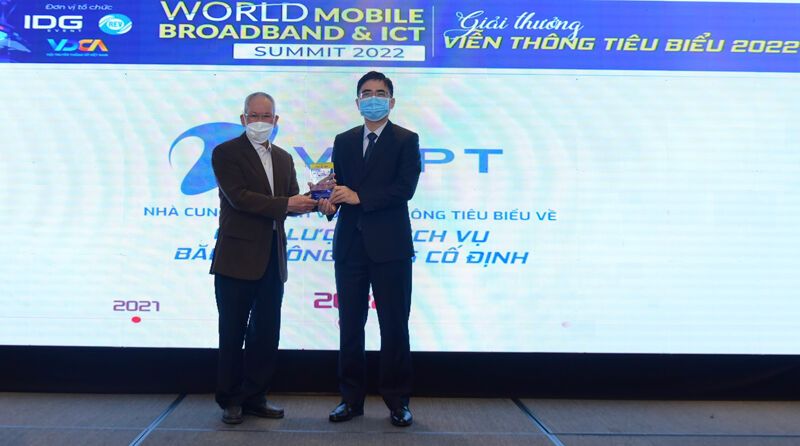 VNPT được vinh danh “Nhà cung cấp dịch vụ Băng thông rộng cố định” tiêu biểu 2022