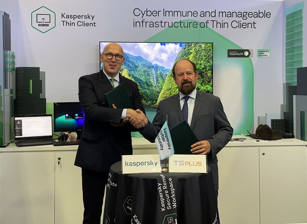 Kaspersky và TSplus hợp tác về Miễn dịch Không gian mạng