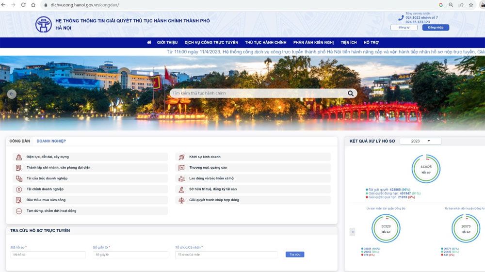 Hà Nội tăng cường xử lý văn bản, hồ sơ trên môi trường mạng