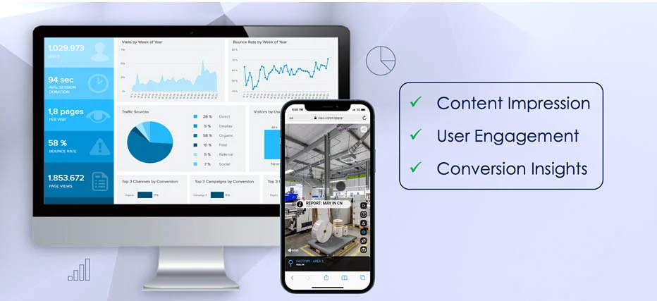 Nền tảng Vizion tích hợp thống kê và phân tích dữ liệu giúp hỗ trợ ra quyết định