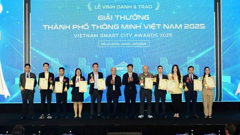 Vietnam Smart City Award 2025 vinh danh 8 khối Đô thị và 10 Giải pháp công nghệ