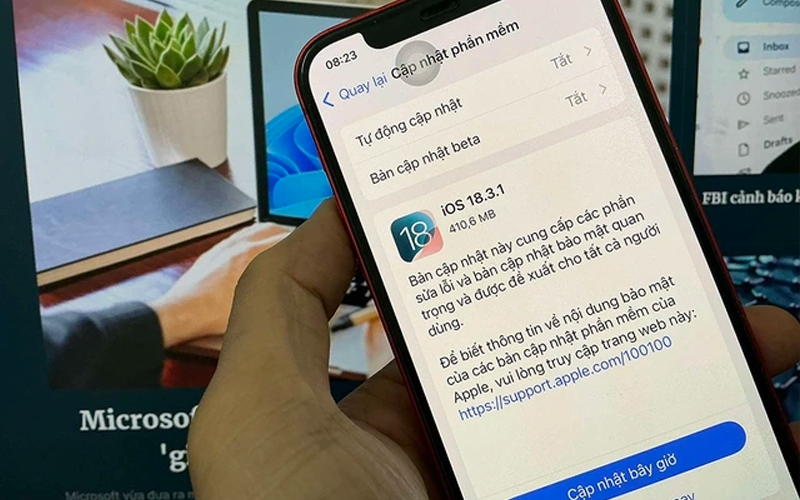 cập nhật iOS 18.3.1