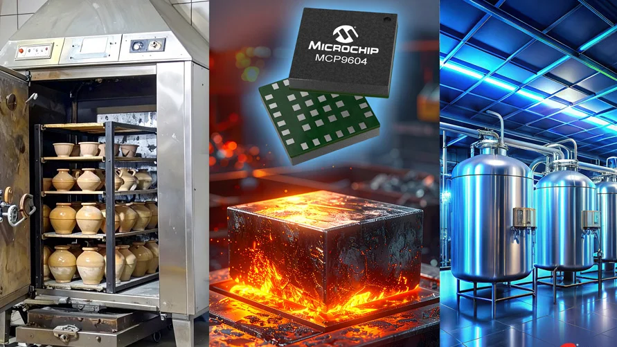 Microchip ra mắt IC điều hòa cặp nhiệt điện tích hợp MCP9604