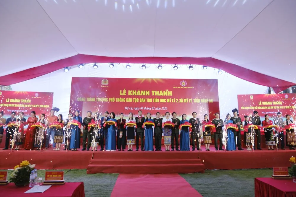 FPT đồng hành cùng Bộ Công an xây trường vùng biên giới Nghệ An